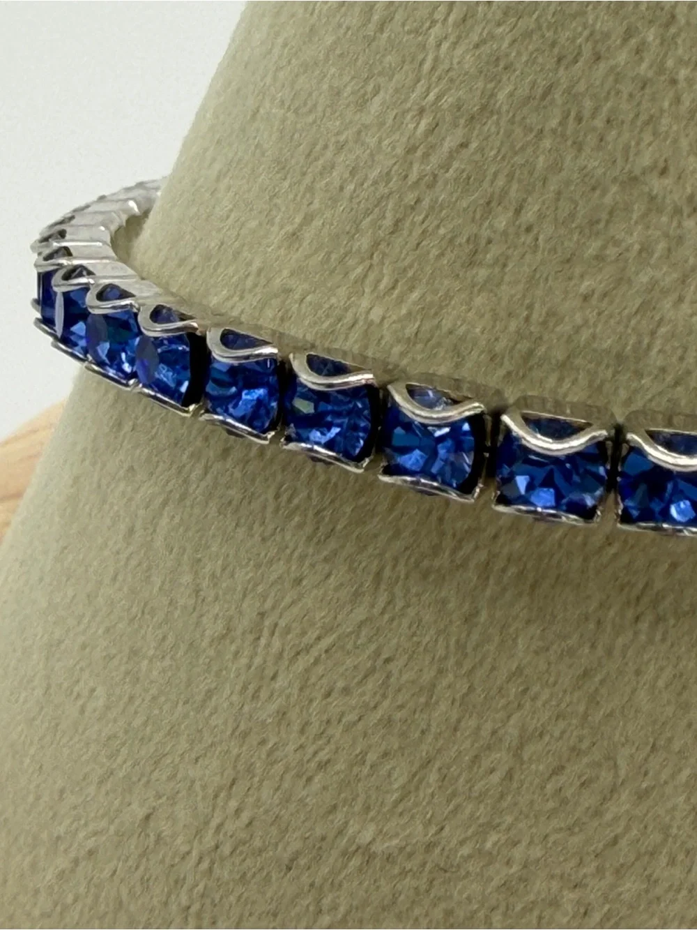 Sapphire Crystal Stretch Bracelet - Women Jewelry